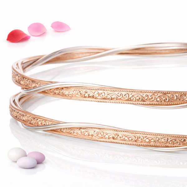 Στέφανα Γάμου από Ασήμι 925° S-0080