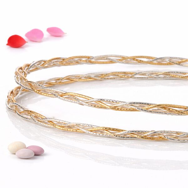 Χειροποίητα Επάργυρα Στέφανα Γάμου SA-1326