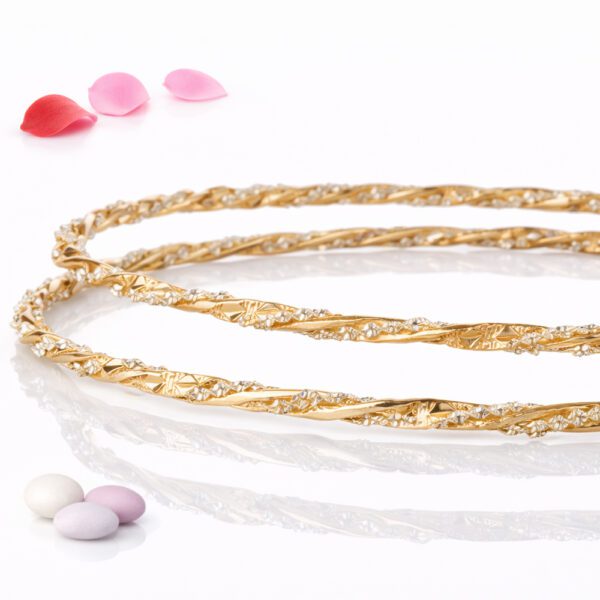 Χειροποίητα Επάργυρα Στέφανα Γάμου SA-1327