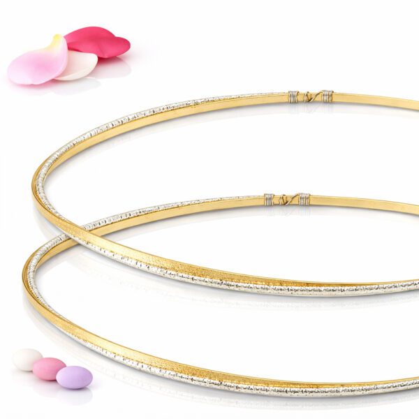 Χειροποίητα Επάργυρα Στέφανα Γάμου SA-1333