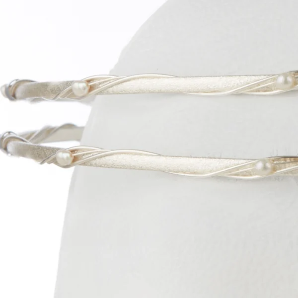 Στέφανα Γάμου από ασήμι S-1105