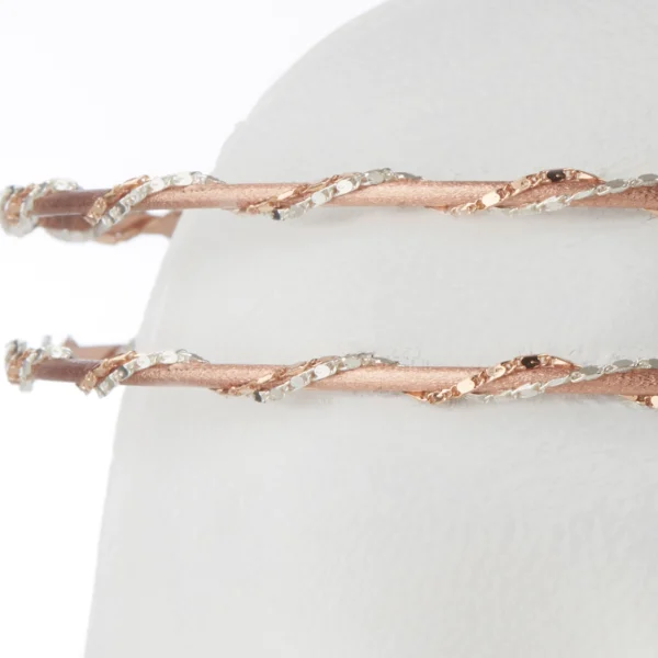 Στέφανα Γάμου από ασήμι S-1110