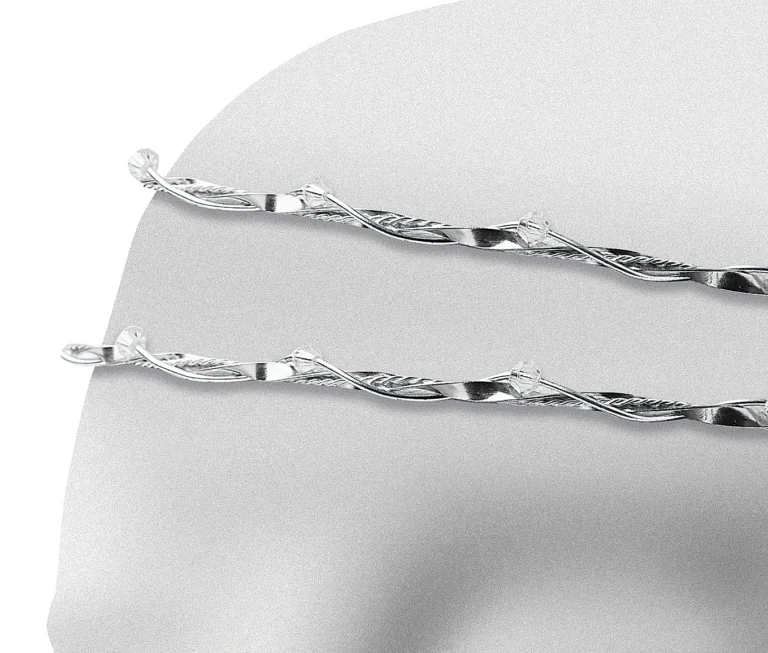 Στέφανα Γάμου από ασήμι Σ-1638