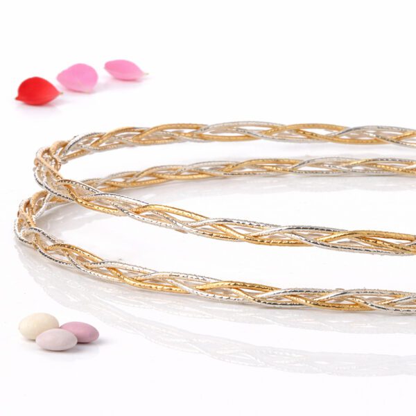 Χειροποίητα Επάργυρα Στέφανα Γάμου SA-1319