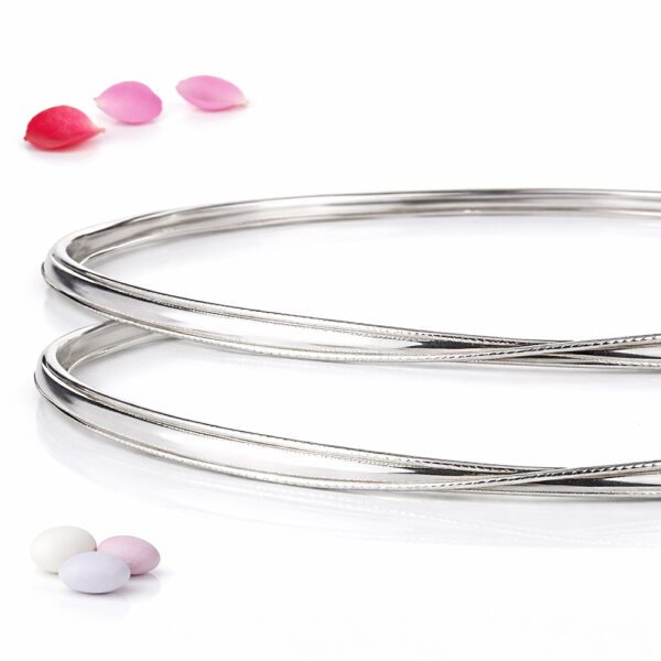 Χειροποίητα Επάργυρα Στέφανα Γάμου SA-1343