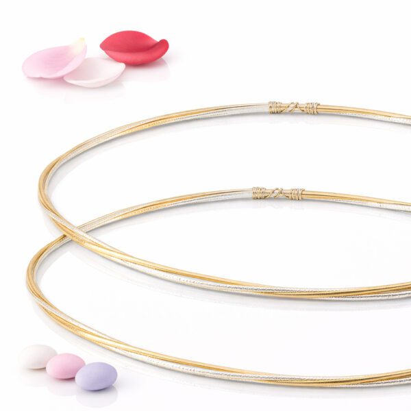 Επάργυρα στέφανα γάμου SA-1350