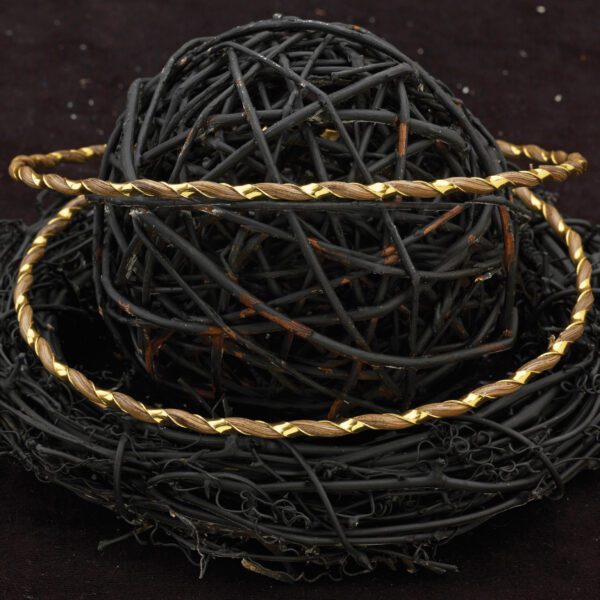 Στέφανα Γάμου από ξύλο και ασήμι X-0300X