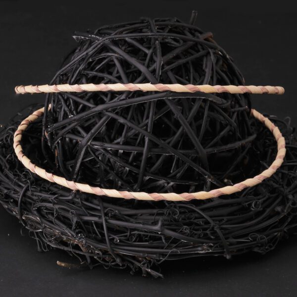 Στέφανα Γάμου από ξύλο και ασήμι X-0404