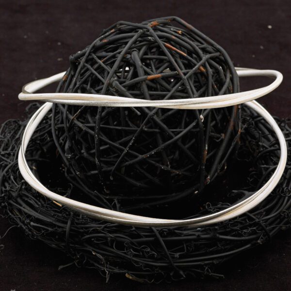 Στέφανα Γάμου από ξύλο και ασήμι X-0640