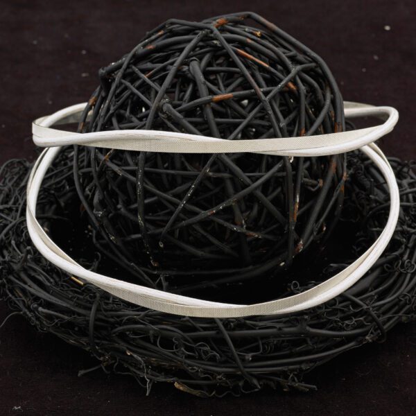 Στέφανα Γάμου από ξύλο και ασήμι X-0670