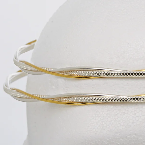 Επάργυρα στέφανα γάμου SA-2007