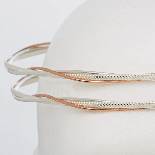 Επάργυρα στέφανα γάμου SA-2008