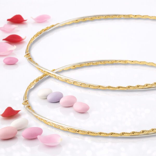 Επάργυρα στέφανα γάμου SA-2016