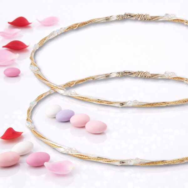 Επάργυρα στέφανα γάμου SA-2031