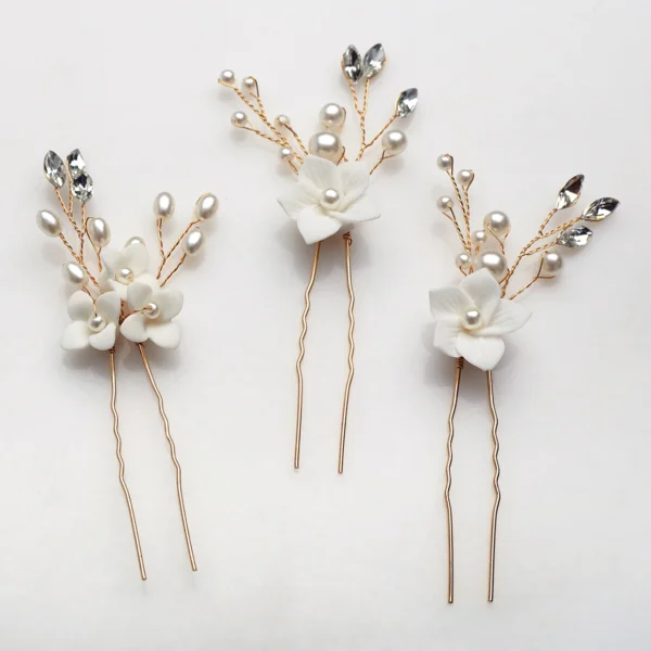 Σετ Φουρκέτες μαλλιών νύφης KT-0006