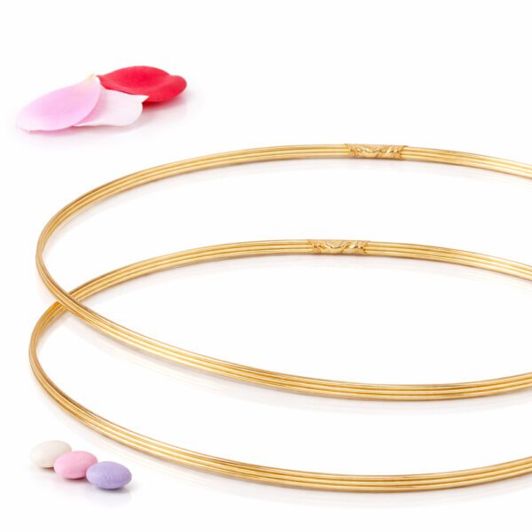 Επάργυρα στέφανα γάμου SA-2413