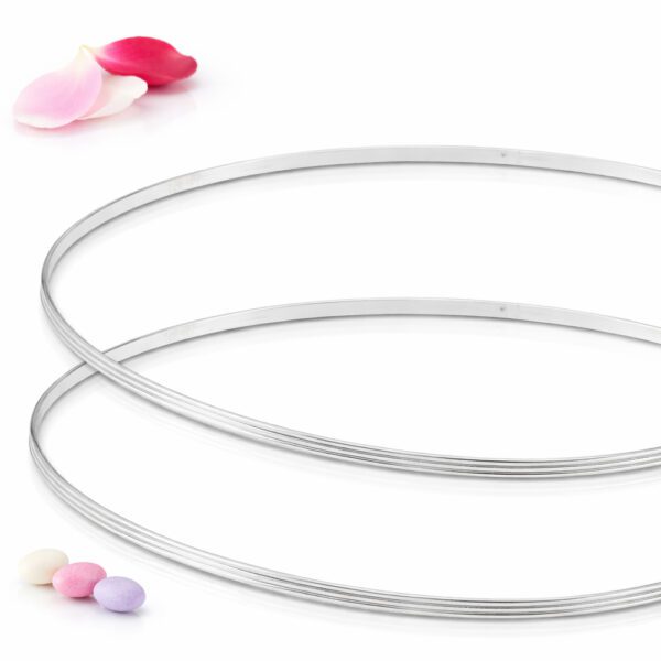 Επάργυρα στέφανα γάμου SA-2415