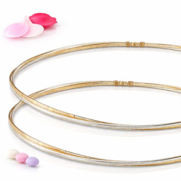 Επάργυρα στέφανα γάμου SA-2425