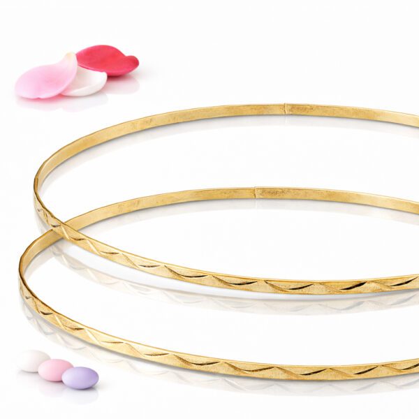 Επάργυρα στέφανα γάμου SA-2429