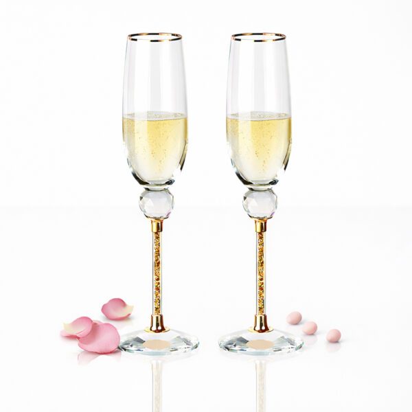 Σετ κρυστάλλινα ποτήρια σαμπάνιας PS-0510
