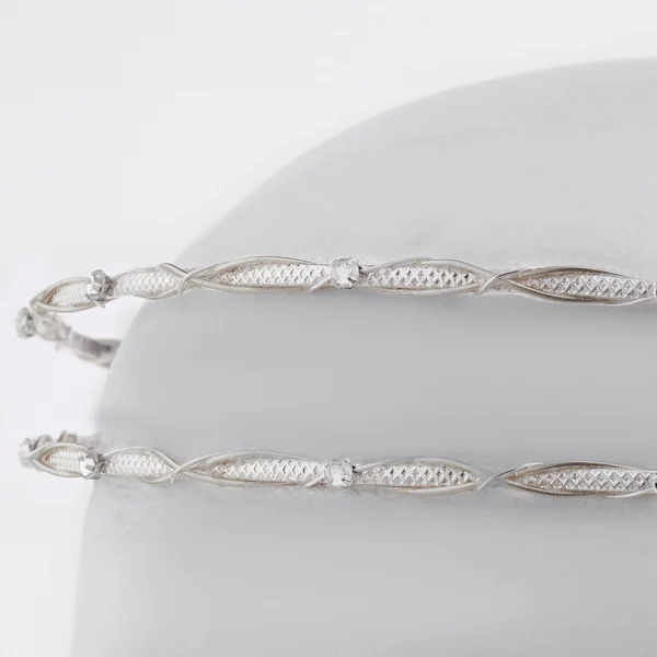 Επάργυρα στέφανα γάμου SA-2440