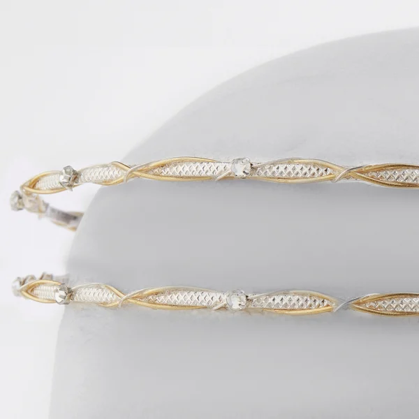 Επάργυρα στέφανα γάμου SA-2441