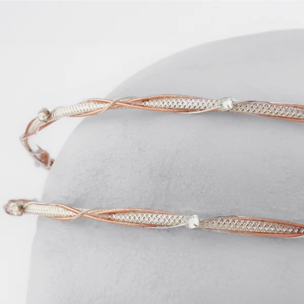 Επάργυρα στέφανα γάμου SA-2442