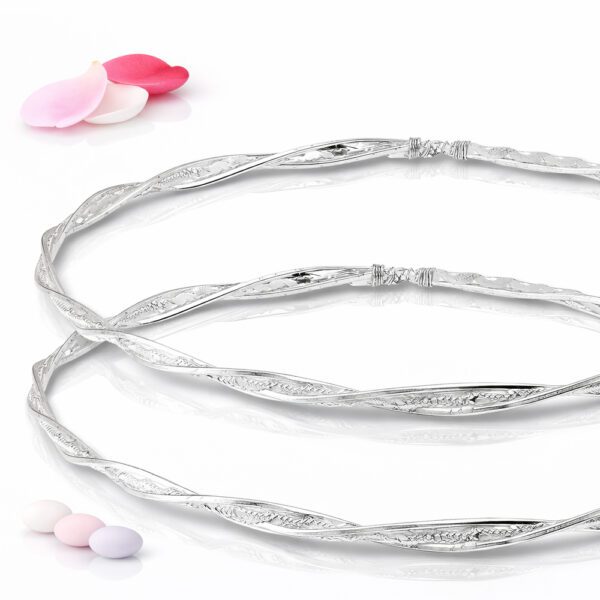 Επάργυρα στέφανα γάμου SA-2443