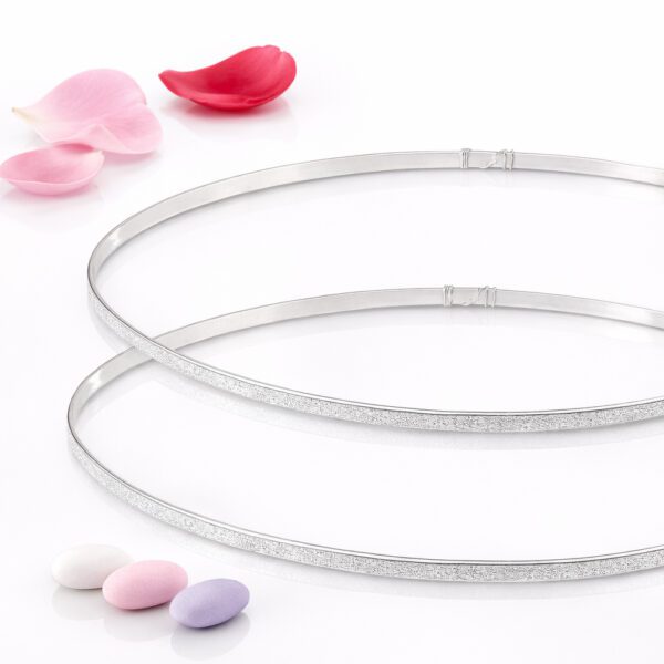 Επάργυρα στέφανα γάμου SA-2448