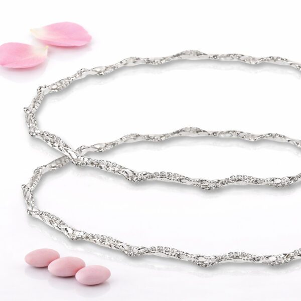 Επάργυρα στέφανα γάμου SA-2453