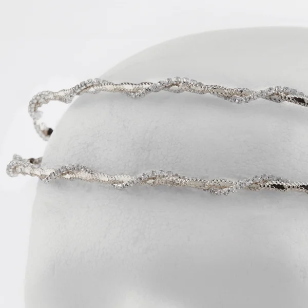 Επάργυρα στέφανα γάμου SA-2453