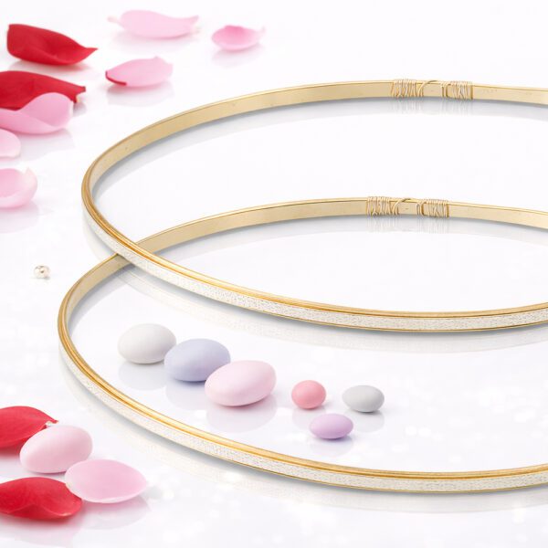 Χειροποίητα Επάργυρα Στέφανα Γάμου SA-2513