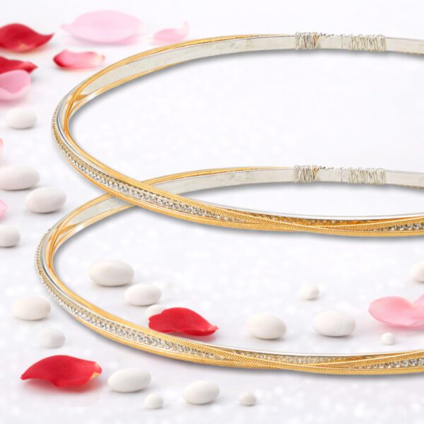 Χειροποίητα Επάργυρα Στέφανα Γάμου SA-2606