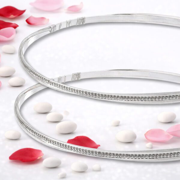 Χειροποίητα Επάργυρα Στέφανα Γάμου SA-2607