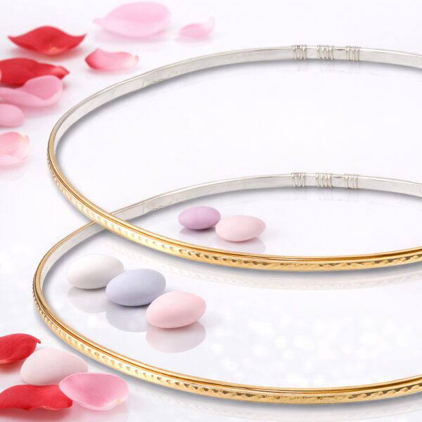 Χειροποίητα Επάργυρα Στέφανα Γάμου SA-2608