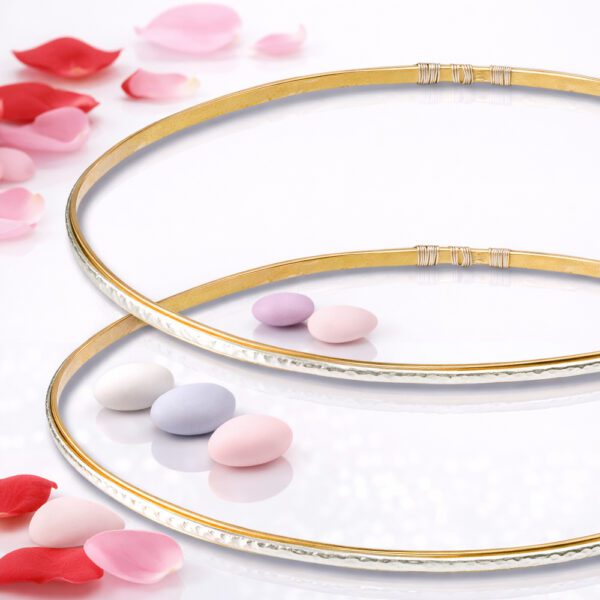 Χειροποίητα Επάργυρα Στέφανα Γάμου SA-2609