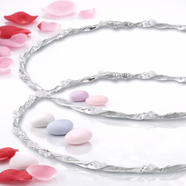 Χειροποίητα Επάργυρα Στέφανα Γάμου SA-2616