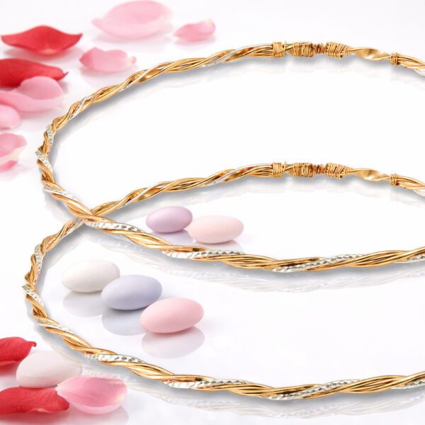 Χειροποίητα Επάργυρα Στέφανα Γάμου SA-2640