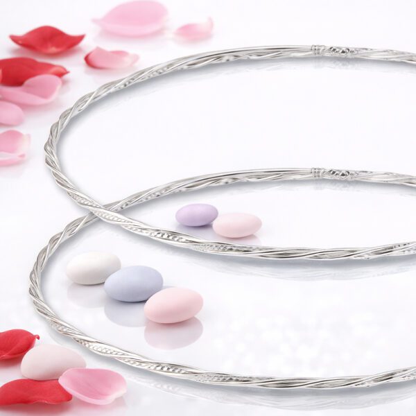 Χειροποίητα Επάργυρα Στέφανα Γάμου SA-2641