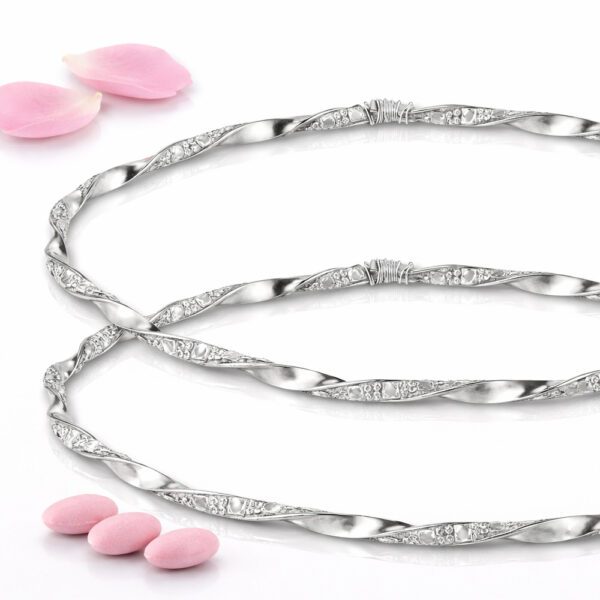 Επάργυρα στέφανα γάμου SA-2450