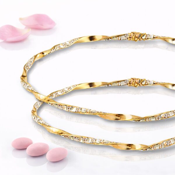 Επάργυρα στέφανα γάμου SA-2451