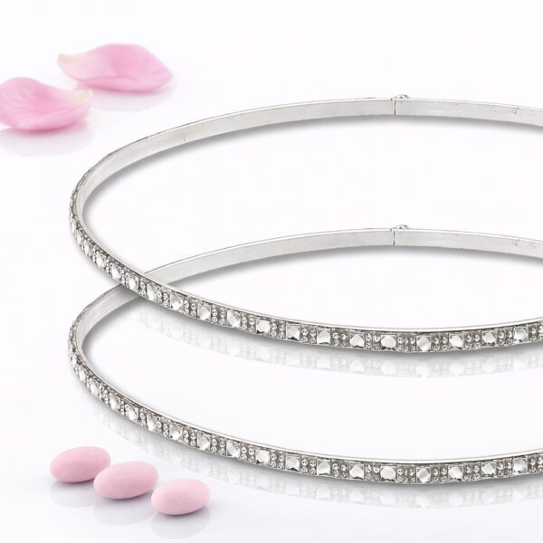 Επάργυρα στέφανα γάμου SA-2456